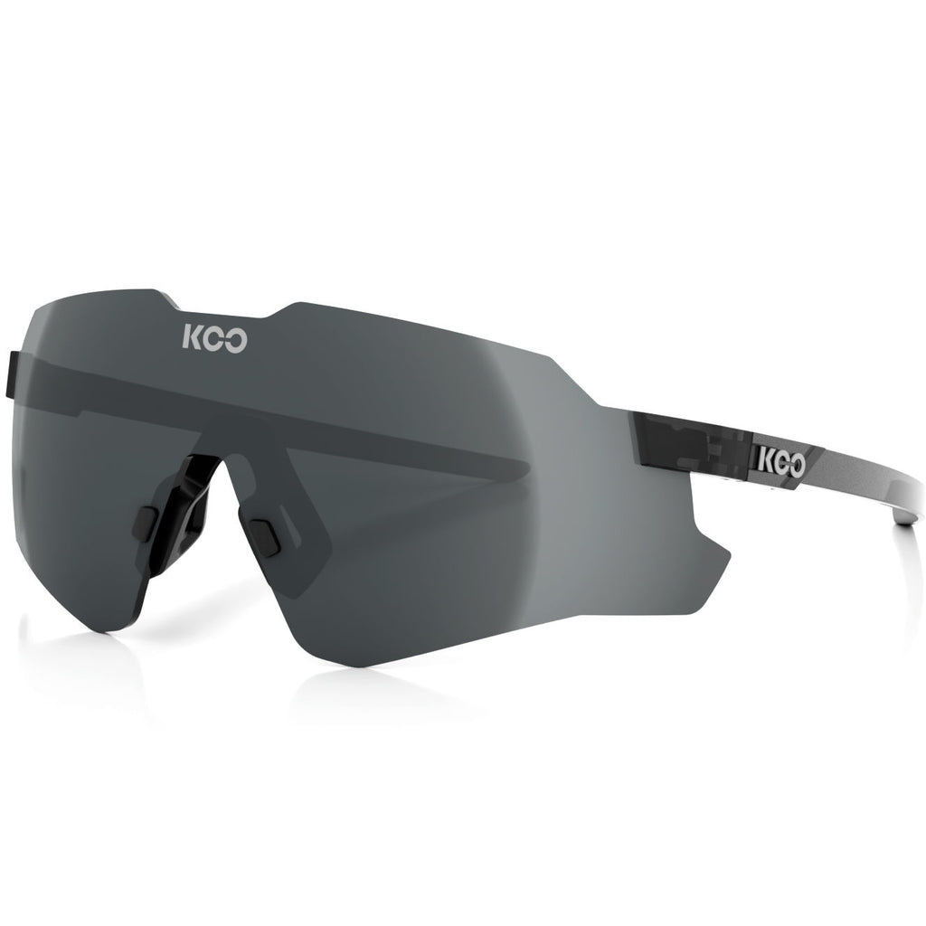 KOO Nebula Photochromic Sunglasses - Black Glass | Photochromic Graphite Mirror