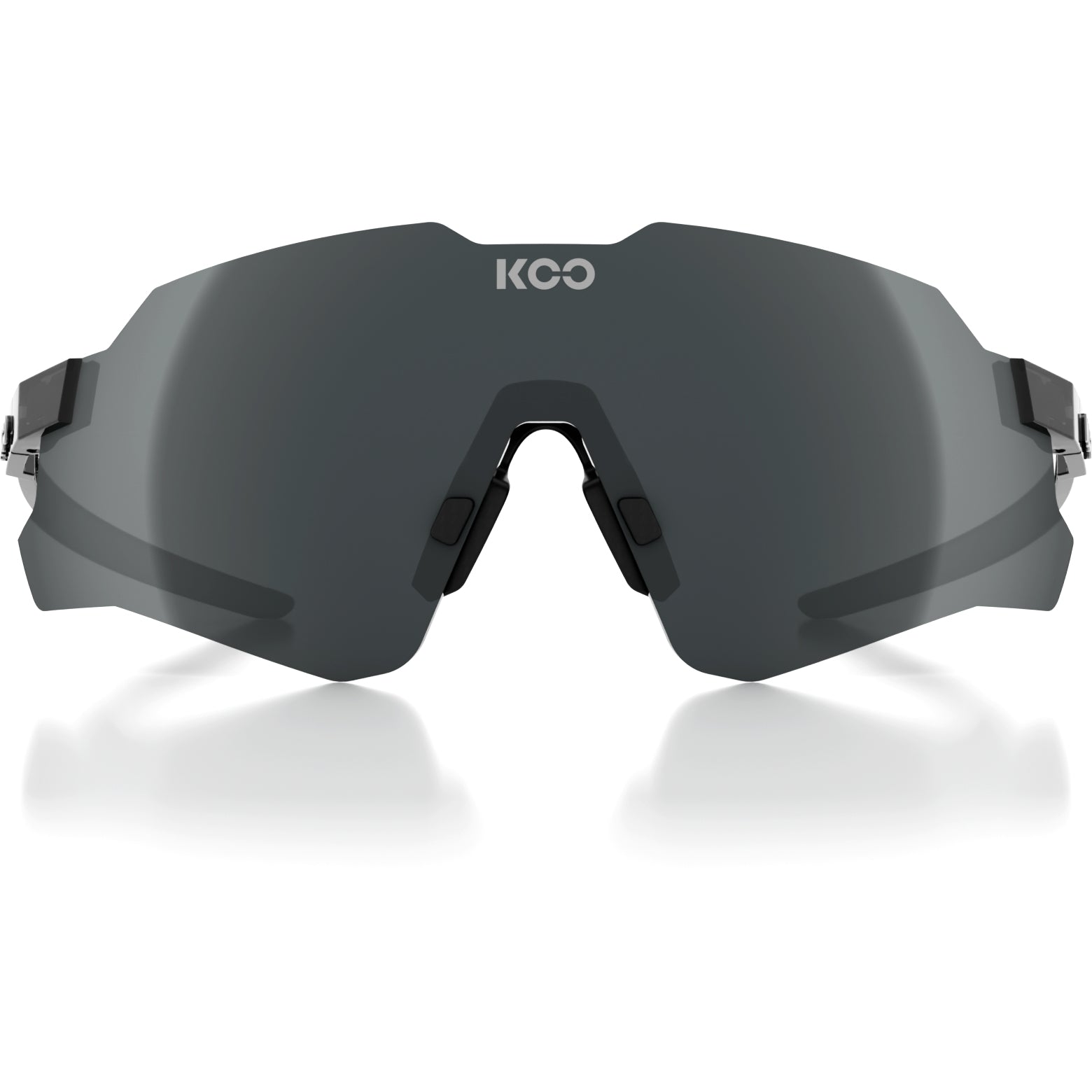 KOO Nebula Photochromic Sunglasses - Black Glass | Photochromic Graphite Mirror