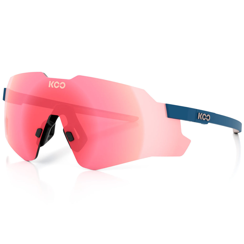 KOO Gafas de Sol - Nebula Photochromic - Midnight Blue Matt | Photochromic Rose Gold Mirror