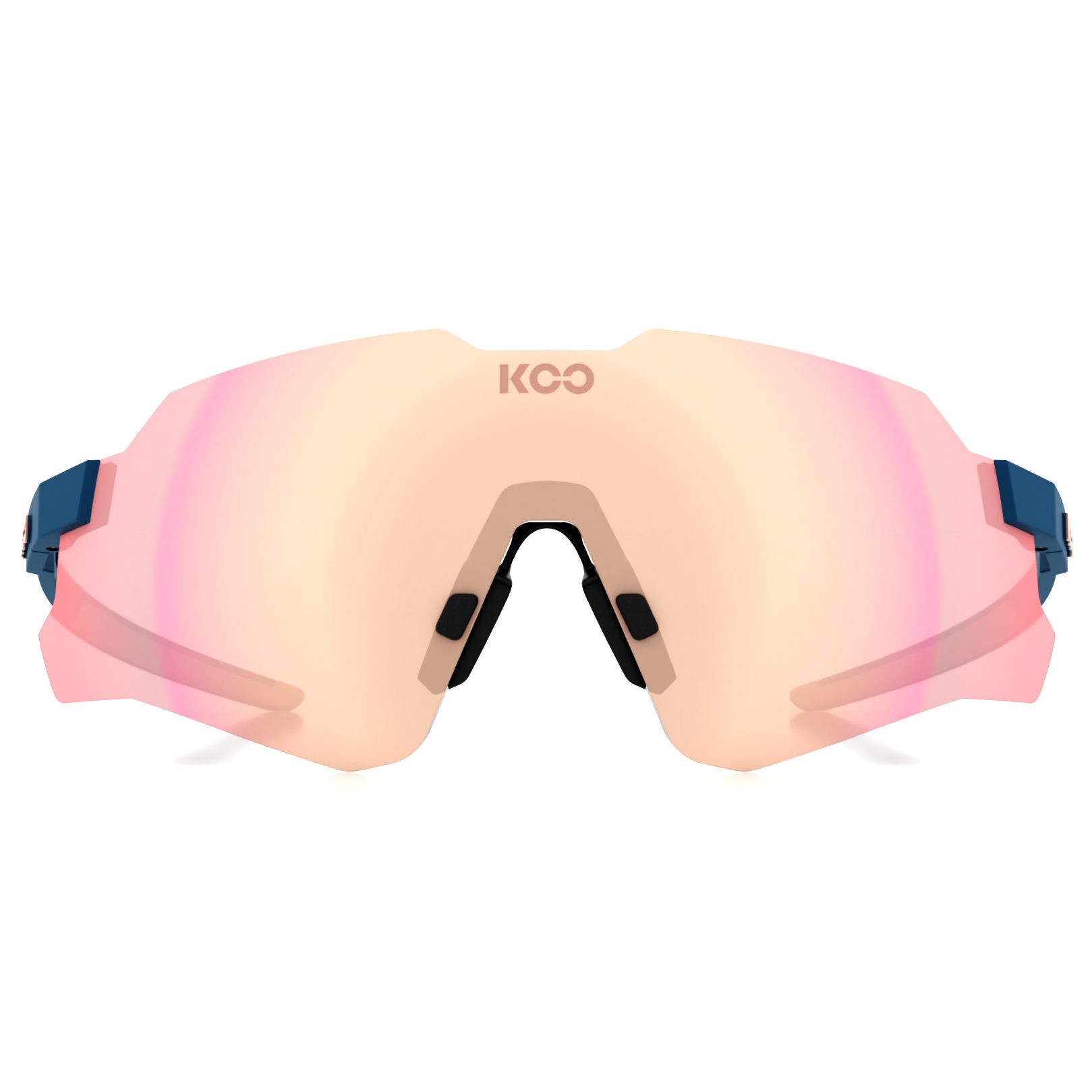 KOO Gafas de Sol - Nebula Photochromic - Midnight Blue Matt | Photochromic Rose Gold Mirror