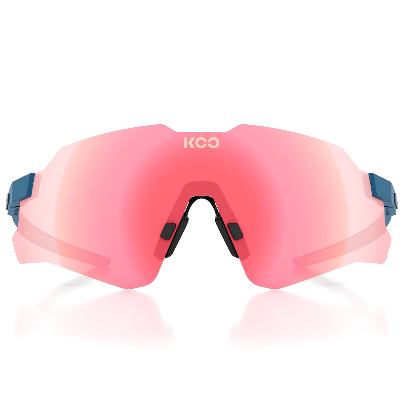 KOO Gafas de Sol - Nebula Photochromic - Midnight Blue Matt | Photochromic Rose Gold Mirror