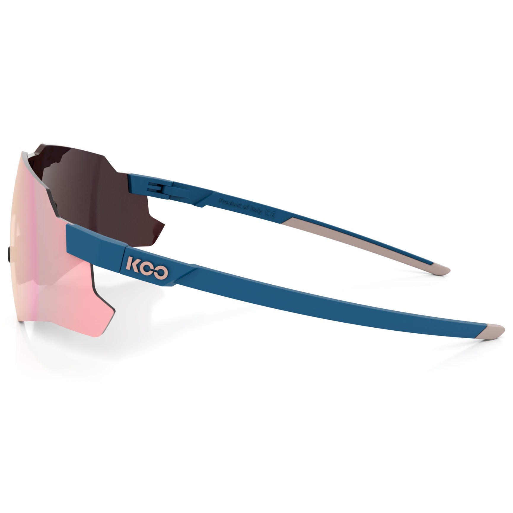 KOO Gafas de Sol - Nebula Photochromic - Midnight Blue Matt | Photochromic Rose Gold Mirror