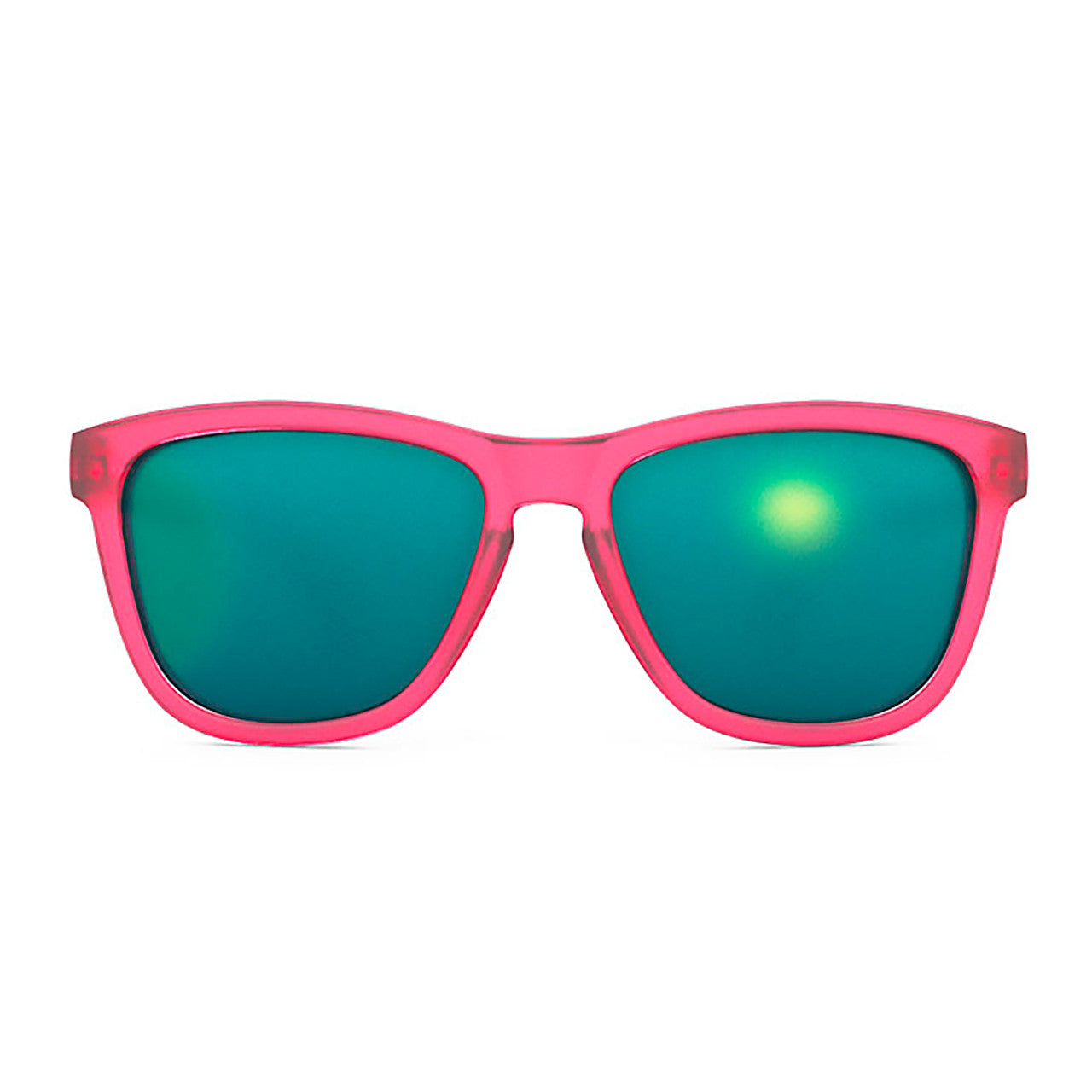 Gafas de sol GOODR Flamingos on a Booze Cruise en color rosa con lentes verde azulado (8H-JUKR-CX9Z)