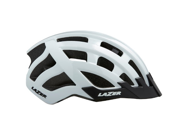 Casco Lazer Mtb Compact Ce Ruta Bicicletas Unisex Blanco