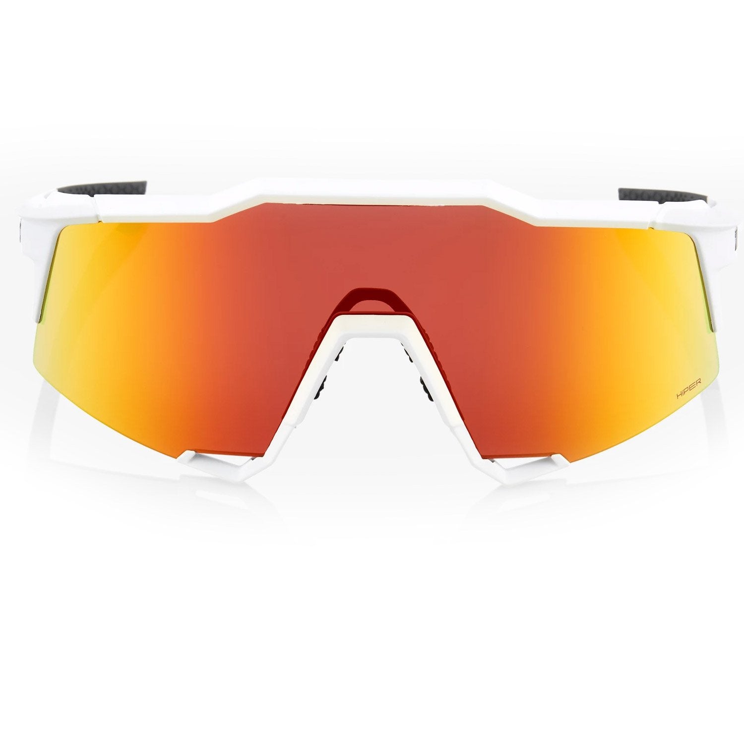 GAFAS 100% Speedcraft Glasses White / Red Multilayer HiPER Lens