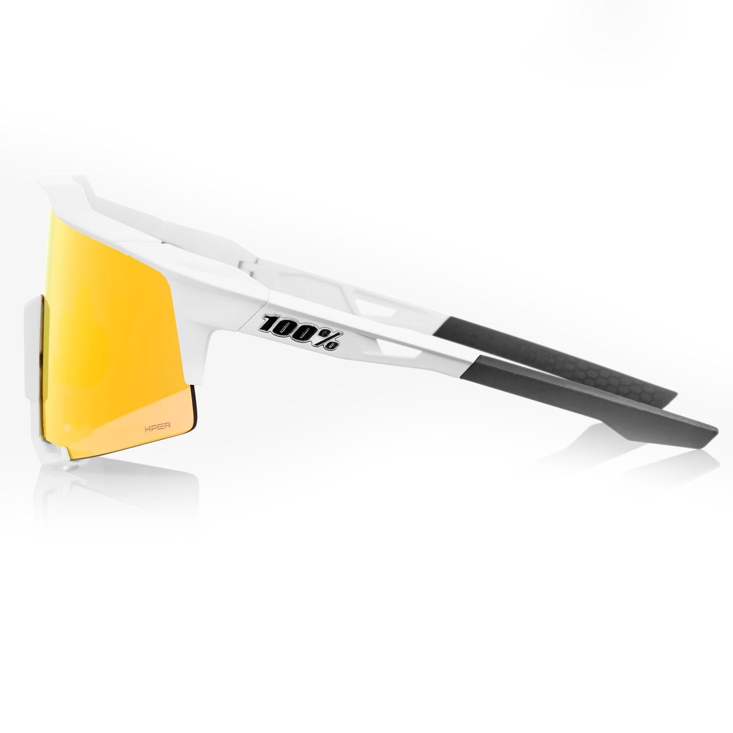 GAFAS 100% Speedcraft Glasses White / Red Multilayer HiPER Lens