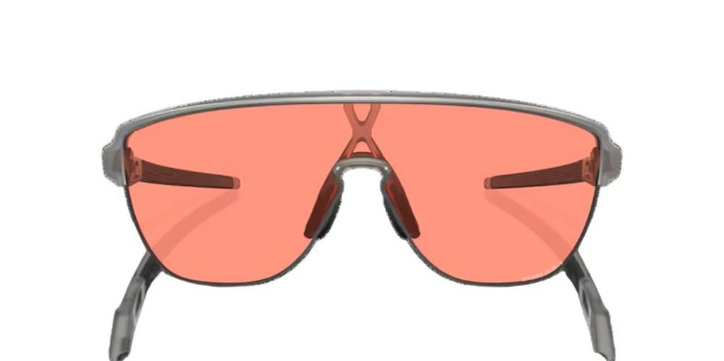 Gafas de Ciclismo Oakley Corridor Gris Mate Prizm Melocotón