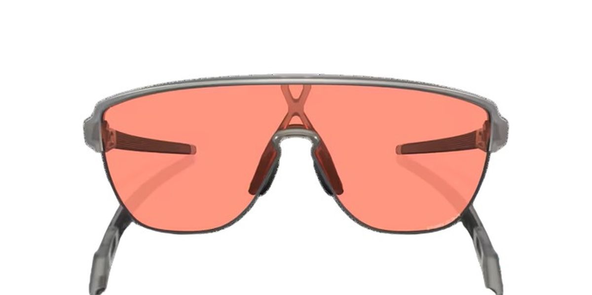 Gafas de Ciclismo Oakley Corridor Gris Mate Prizm Melocotón