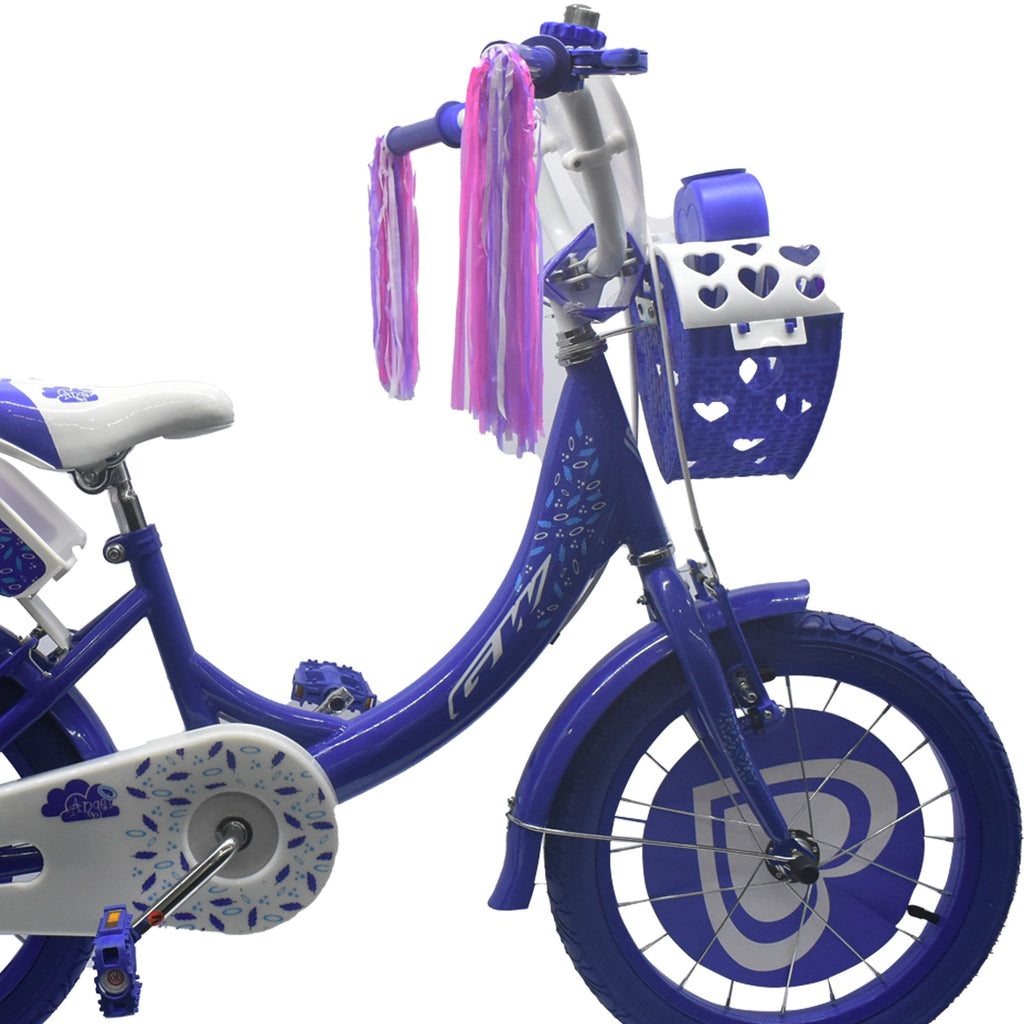 Bicicleta infantil gw Angel 16" / ruedas auxiliares / MORADO