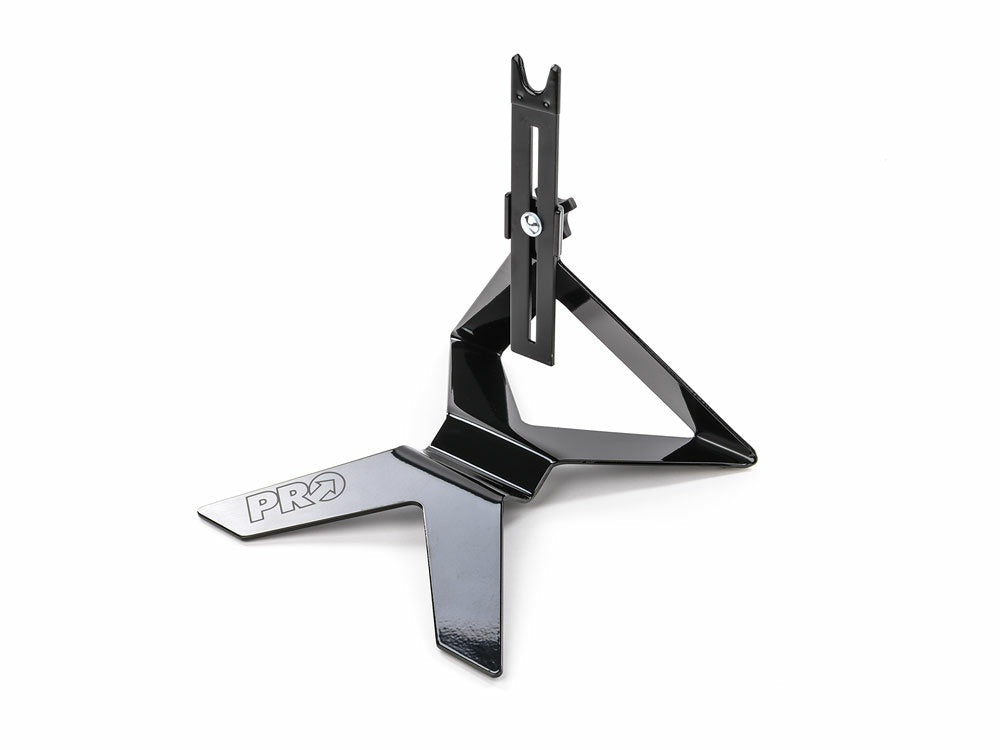 Soporte Graduable BikeStand Bicicleta Pro Negro Acero 700/29" Base Paral