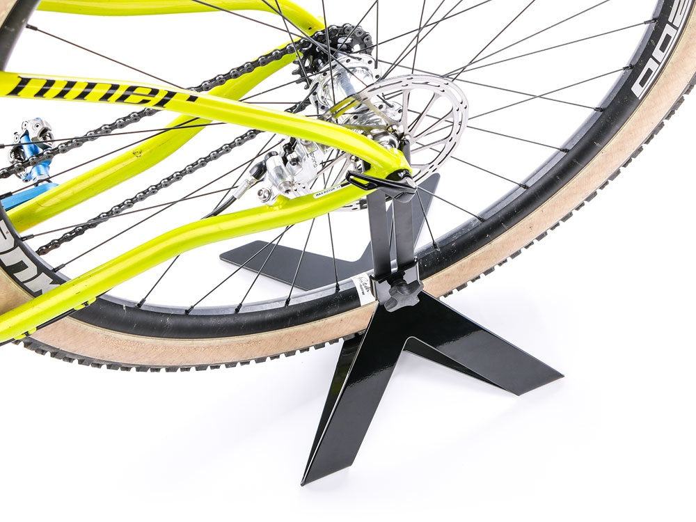 Soporte Graduable BikeStand Bicicleta Pro Negro Acero 700/29" Base Paral