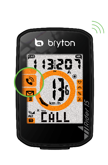 Computador Ciclismo Bryton rider 15+Soporte Compatible Garmin