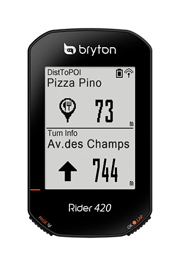 Computador Ciclismo Velocimetro Bryton Rider 420t Cadencia Banda