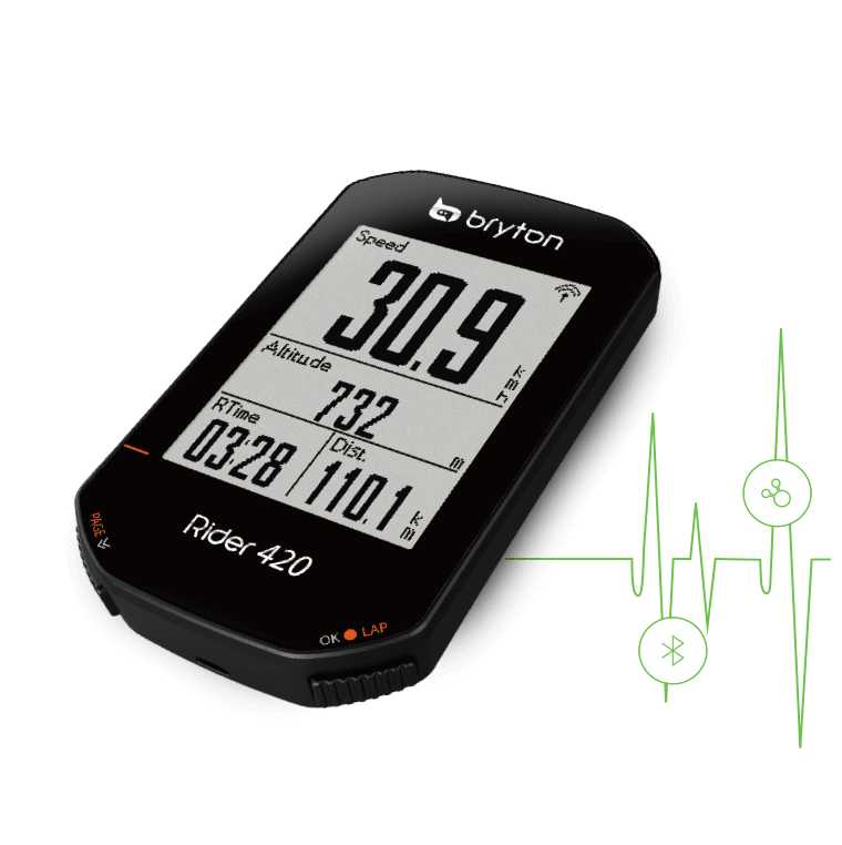 Computador Ciclismo Velocimetro Bryton Rider 420t Cadencia Banda