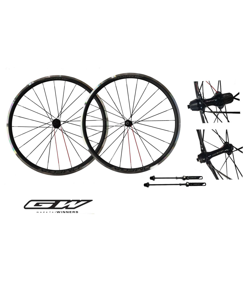 Grupo Shimano Tiagra 10v + Juego de Rines Omega 10vel