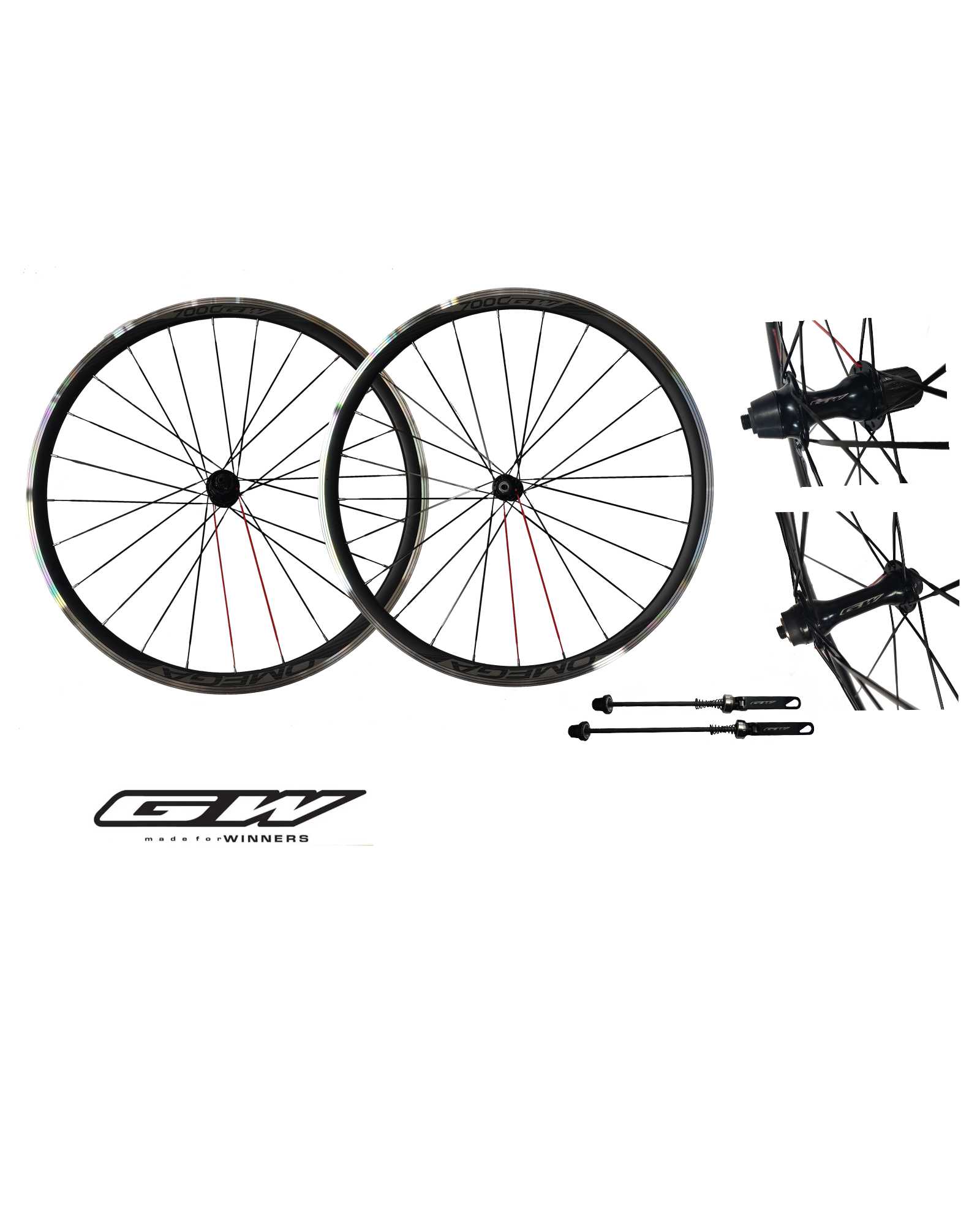 Grupo Shimano Tiagra 10v + Juego de Rines Omega 10vel