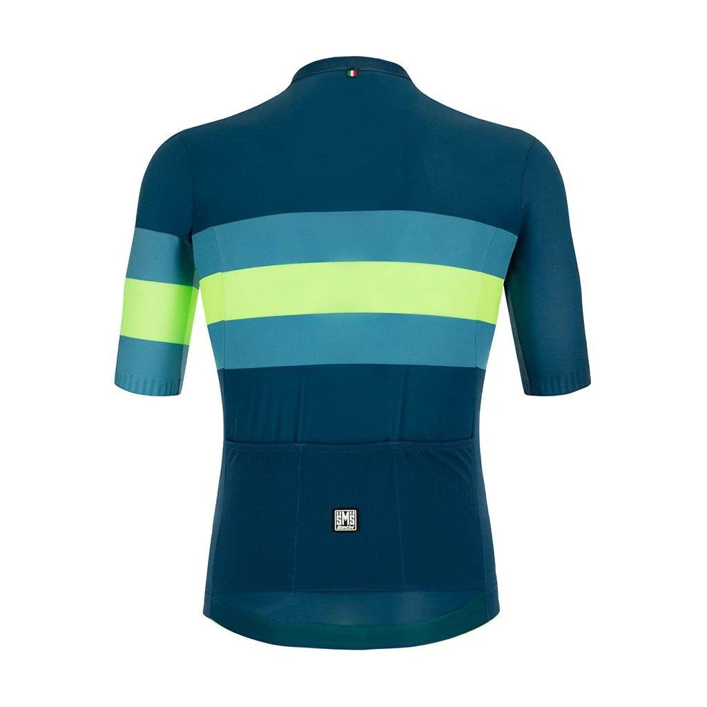 Santini Eco Sleek Bengal Mens Cycling Jersey (Green)